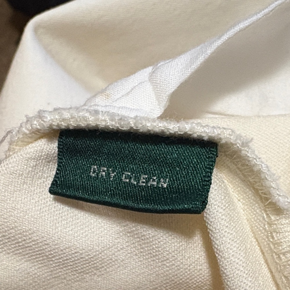 Women’s Vintage Size 12 Lauren Ralph Lauren Women's Cream Trousers - Picture 5 of 8